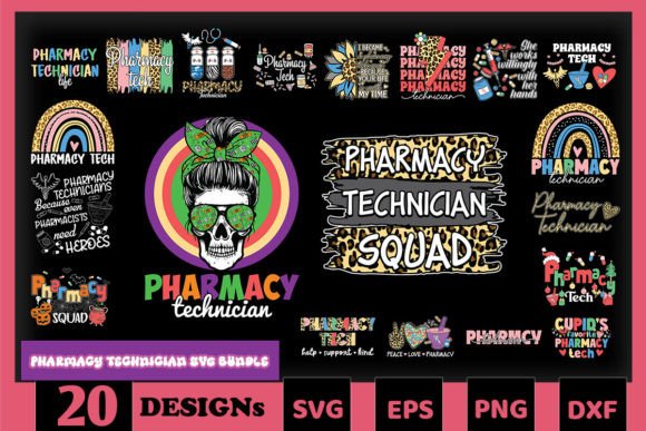 Pharmacy Technician SVG Bundle