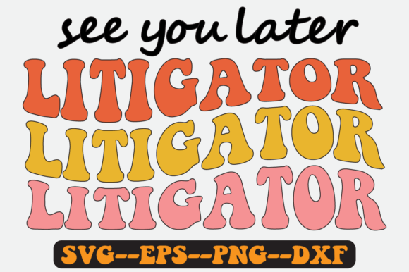See You Later Quote Retro SVG Design for Crafts & Graphics